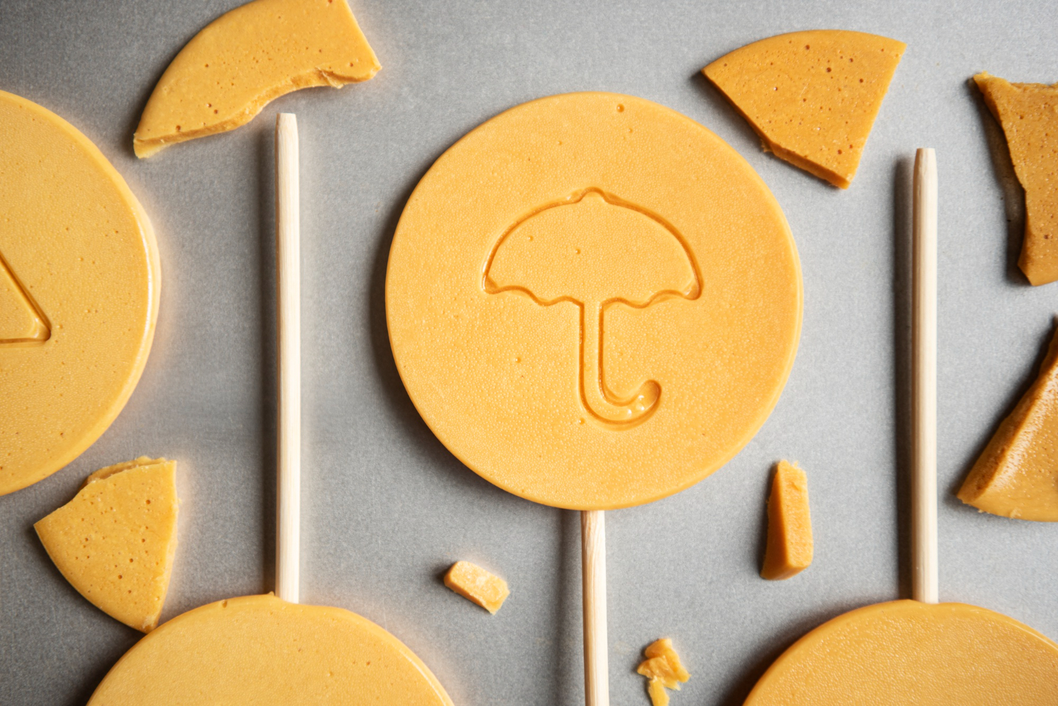 dalgona-cookies-on-steel-surface for Korean Games Night in halifax 2023